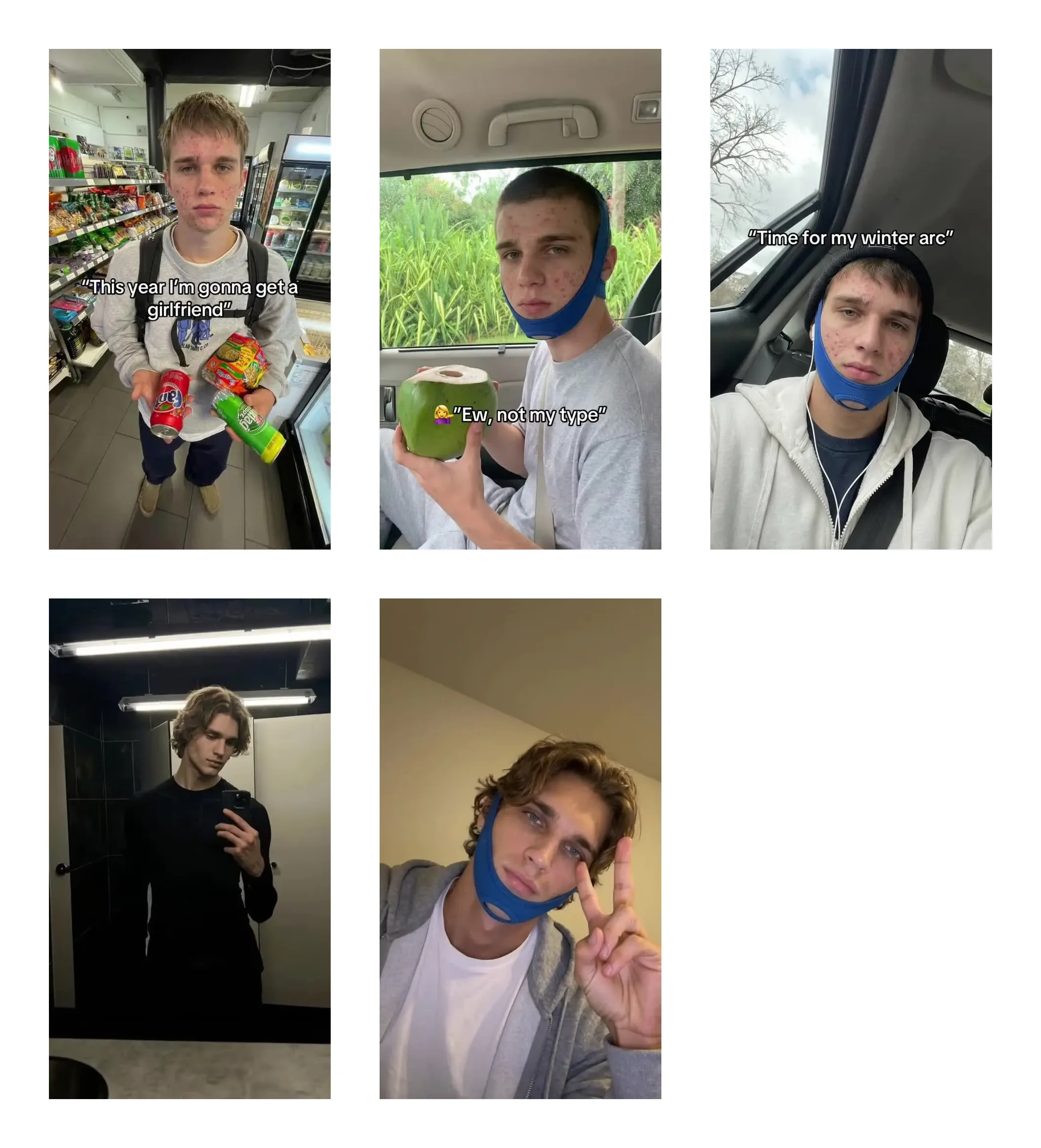 Frames from william.peptides TikTok video.